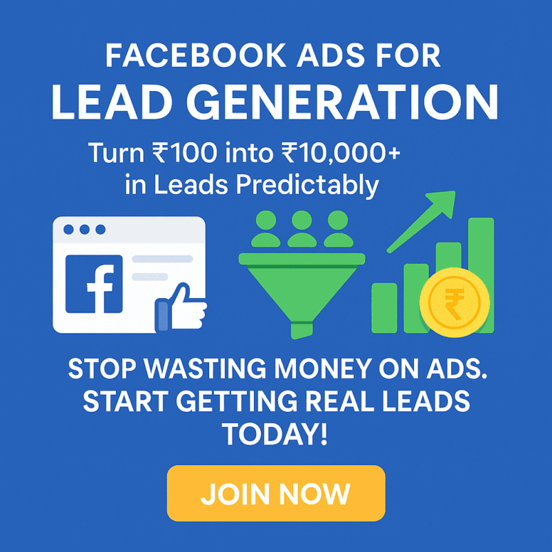 Facebook Ads Course For Lead Generation