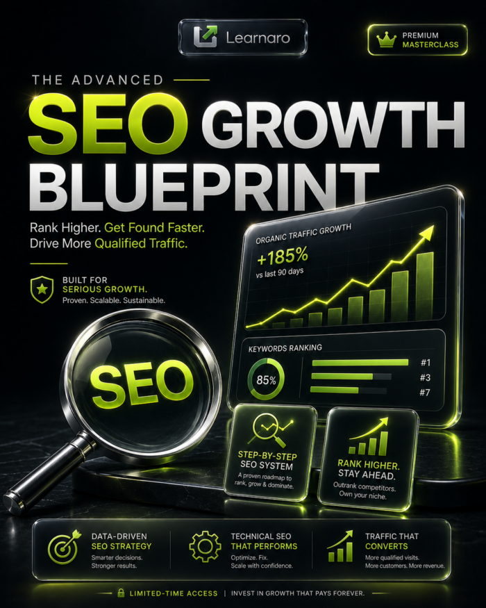 SEO Growth Blueprint: Rank Higher, Get Found & Drive More Traffic