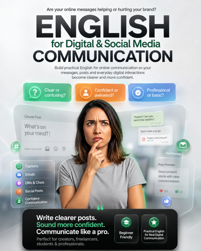 English for Digital & Social Media Communication