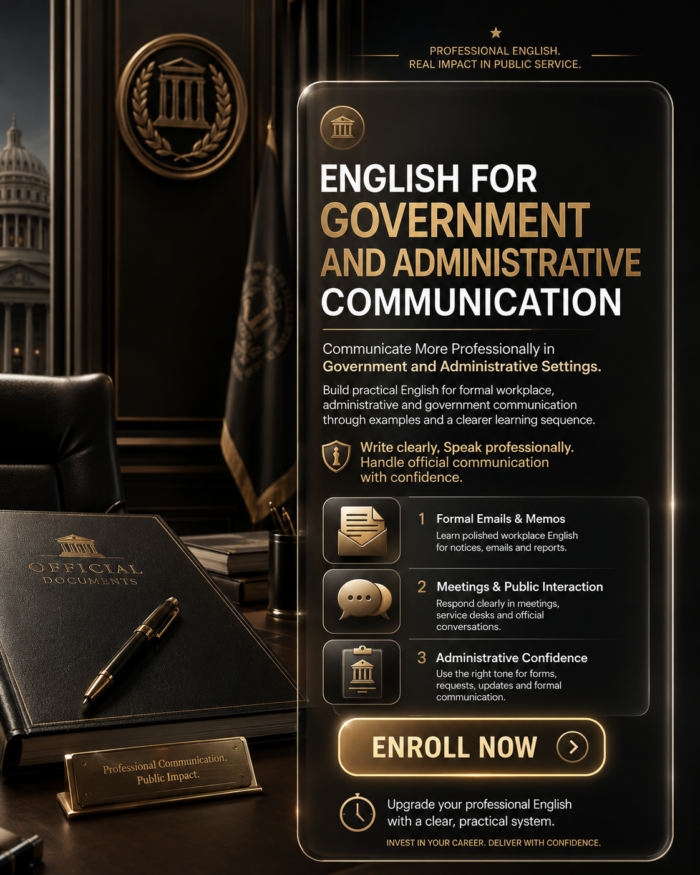English for Government and Administrative Communication